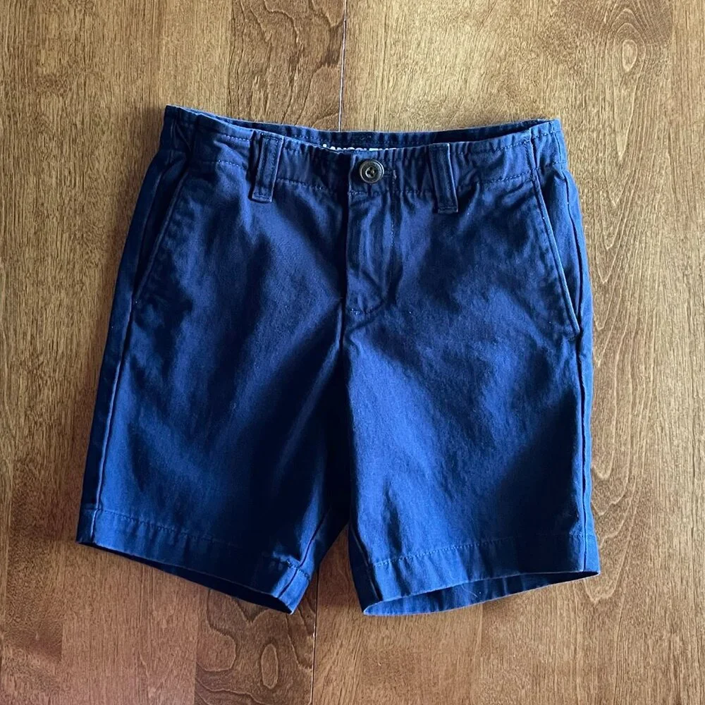 Lands' End navy shorts 5-6